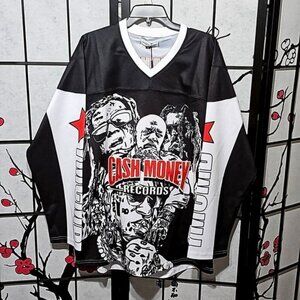 Cash Money Records Hockey Jersey Size Large New